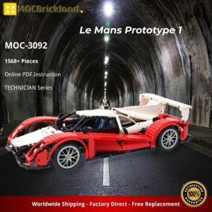 Mocbrickland Moc 3092 Le Mans Prototype 1 (3)