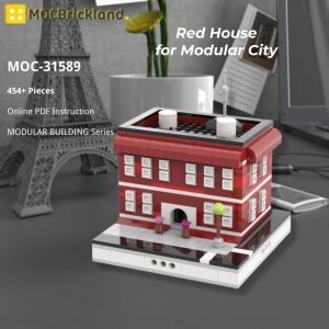 Mocbrickland Moc 31589 Red House For Modular City