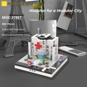 Mocbrickland Moc 31967 Hospital For A Modular City (2)