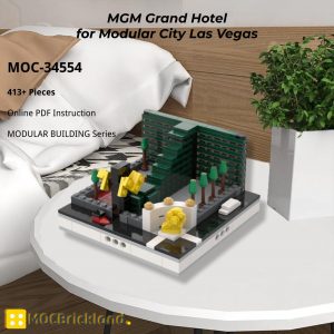 Mocbrickland Moc 34554 Mgm Grand Hotel For Modular City Las Vegas (2)