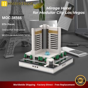 Mocbrickland Moc 34566 Mirage Hotel For Modular City Las Vegas (2)