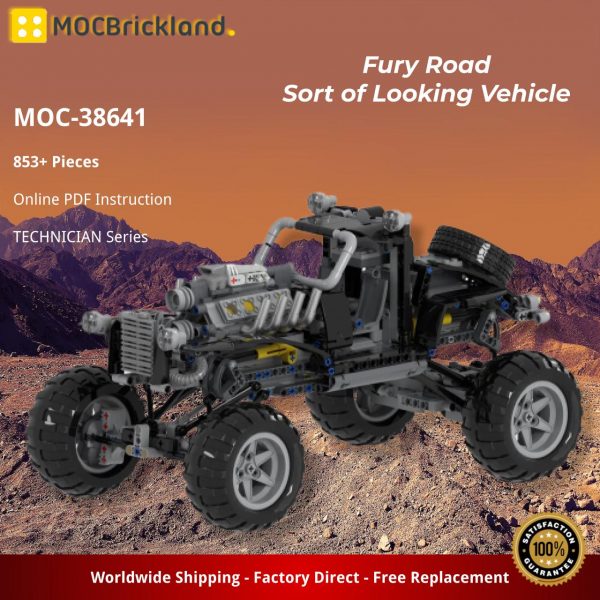 Mocbrickland Moc 38641 Fury Road Sort Of Looking Vehicle (2)