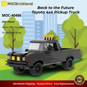 Mocbrickland Moc 40486 Back To The Future Toyota 4x4 Pickup Truck (3)