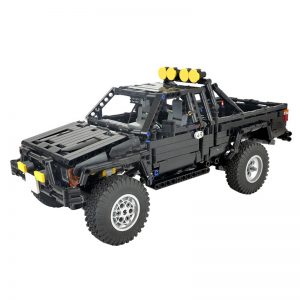 Mocbrickland Moc 43124 Toyota Sr5 Xtra Cab 4×4 Pickup Truck (hilux) – Back To The Future (1)