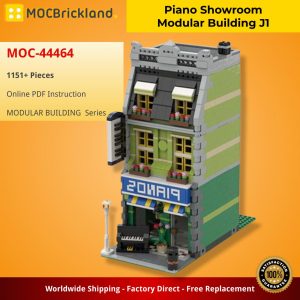 Mocbrickland Moc 44464 Piano Showroom Modular Building J1 (2)