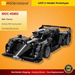 Mocbrickland Moc 45802 42111 C Model Protohype (2)
