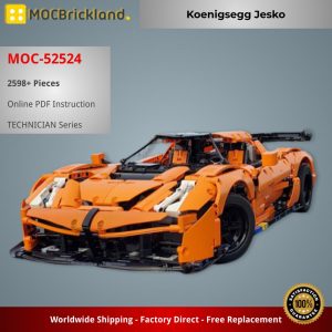 Mocbrickland Moc 52524 Koenigsegg Jesko (4)