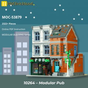 Mocbrickland Moc 53879 10264 – Modular Pub (2)