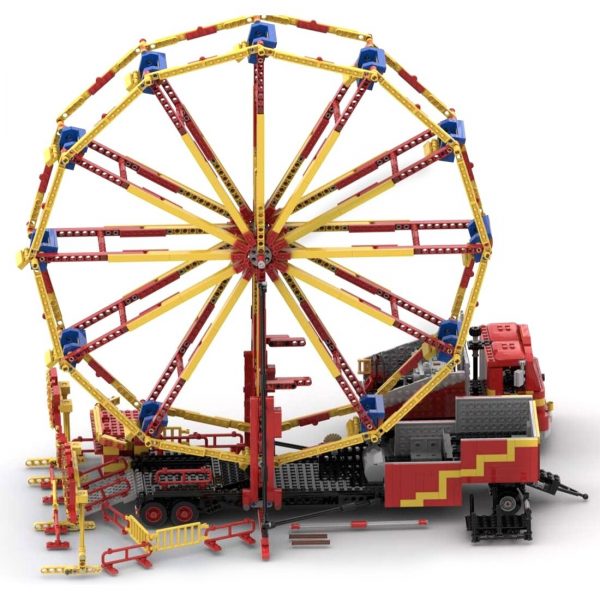Mocbrickland Moc 58005 Fairground Big Wheel (2)