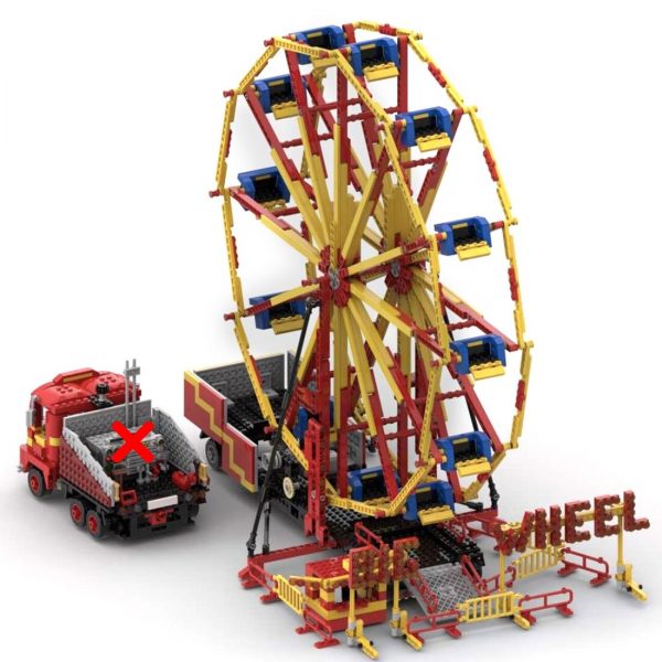 Mocbrickland Moc 58005 Fairground Big Wheel (3)