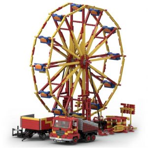 Mocbrickland Moc 58005 Fairground Big Wheel (4)