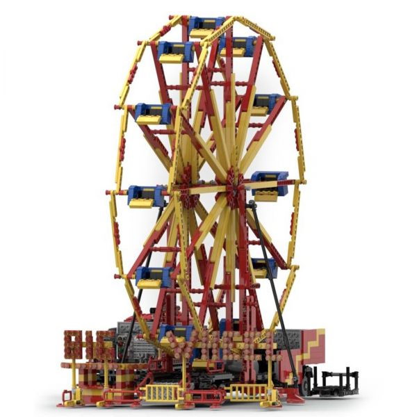 Mocbrickland Moc 58005 Fairground Big Wheel (6)