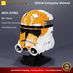 Mocbrickland Moc 61902 332nd Company Helmet (2)