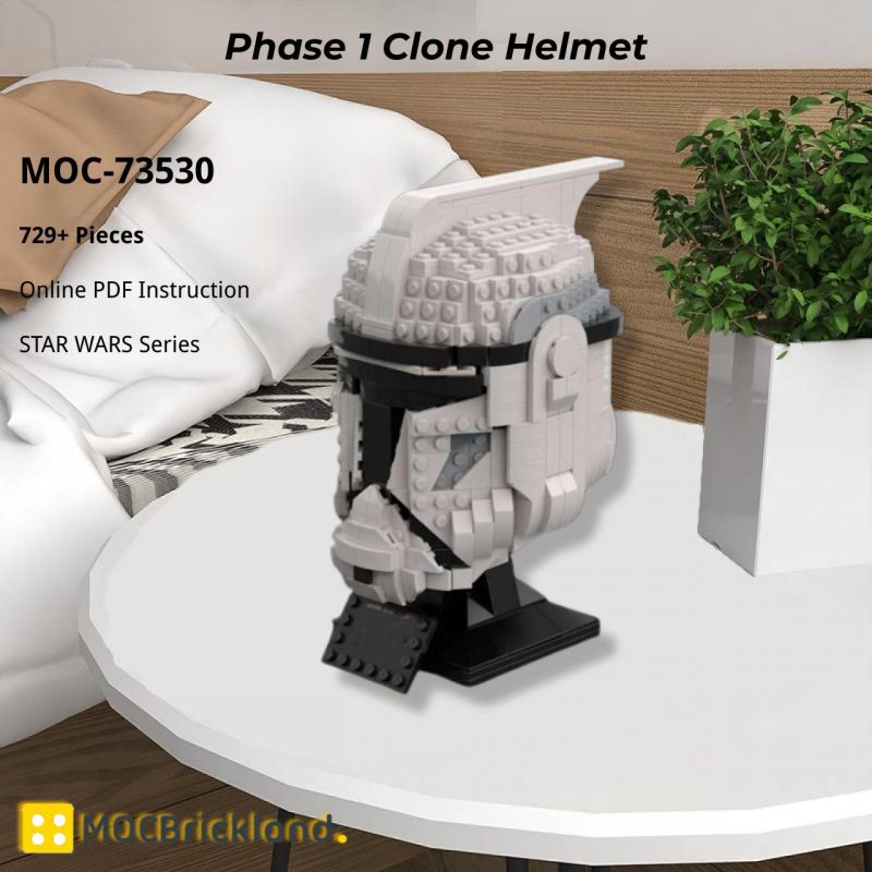 MOCBRICKLAND MOC-73530 Phase 1 Clone Helmet