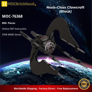 Mocbrickland Moc 76368 Nssis Class Clawcraft (black) (1)