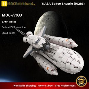 Mocbrickland Moc 77033 Nasa Space Shuttle (10283) Columbia Sts 1 External Fuel Tank And Srb Addons