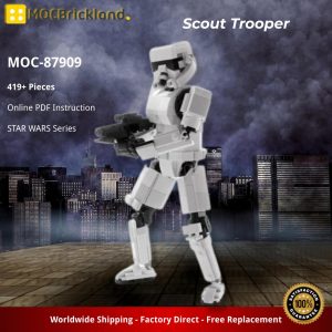 Mocbrickland Moc 87909 Scout Trooper (1)