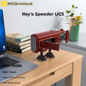 Mocbrickland Moc 89686 Rey's Speeder Ucs (2)