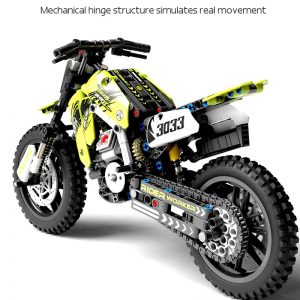 Mocbrickland Moc 89699 3033 Green Off Road Motorcycle (3)
