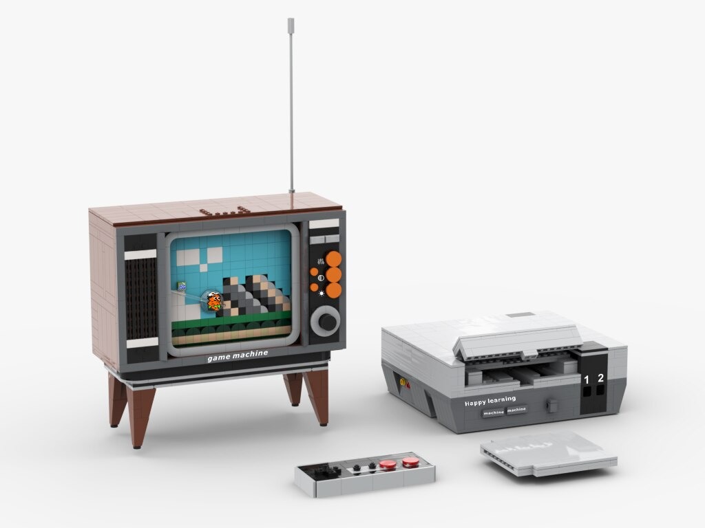 MOCBRICKLAND MOC-89713 Hand-Cranked Game Console