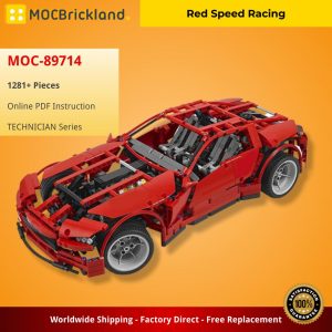 Mocbrickland Moc 89714 Red Speed Racing (3)