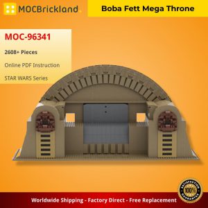 Mocbrickland Moc 96341 Boba Fett Mega Throne