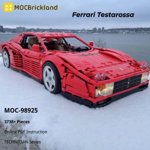 Mocbrickland Moc 98925 Ferrari Testarossa (2)