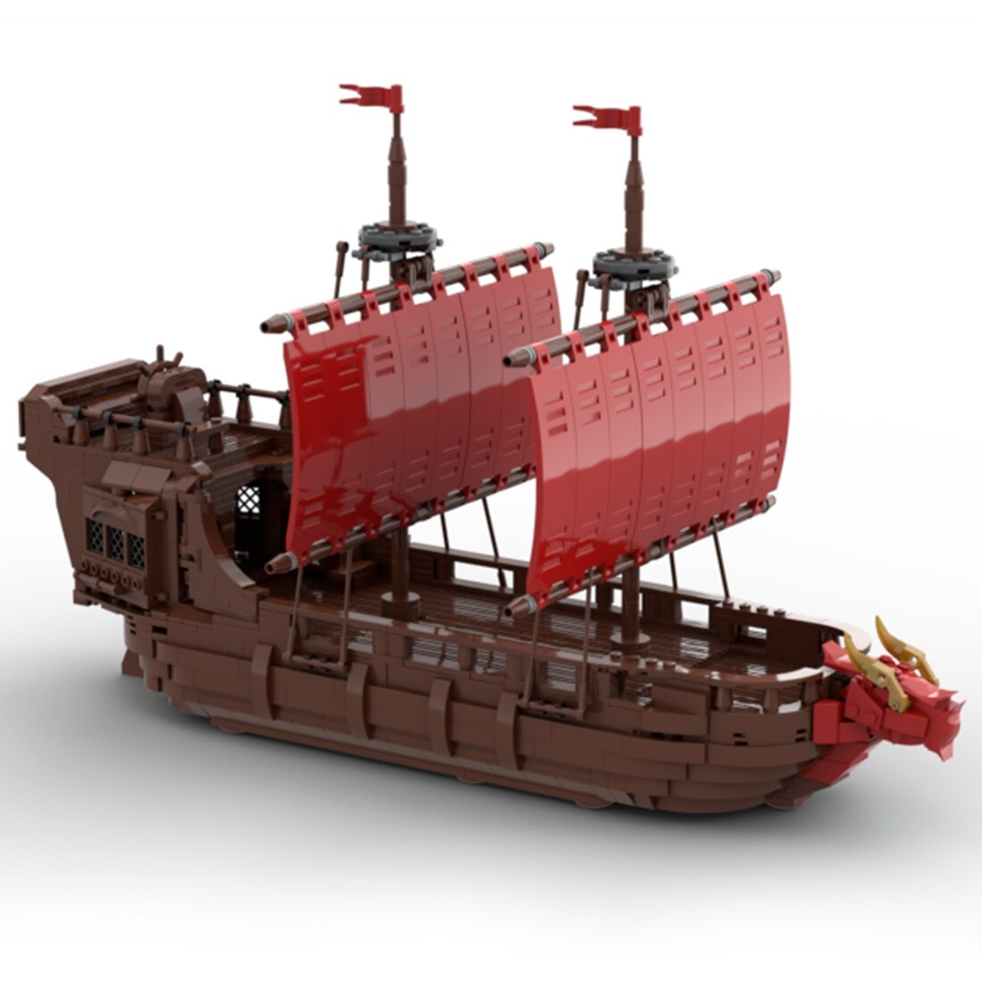 Mocbrickland Moc 98940 Medieval Warship V2! (4) Mocbrickland Moc 98940 Medieval Warship V2! (4)