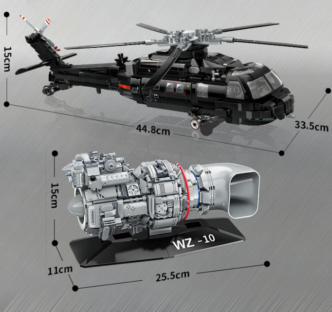 Qman 23016 Z-20 Tactical Utility Helicopter