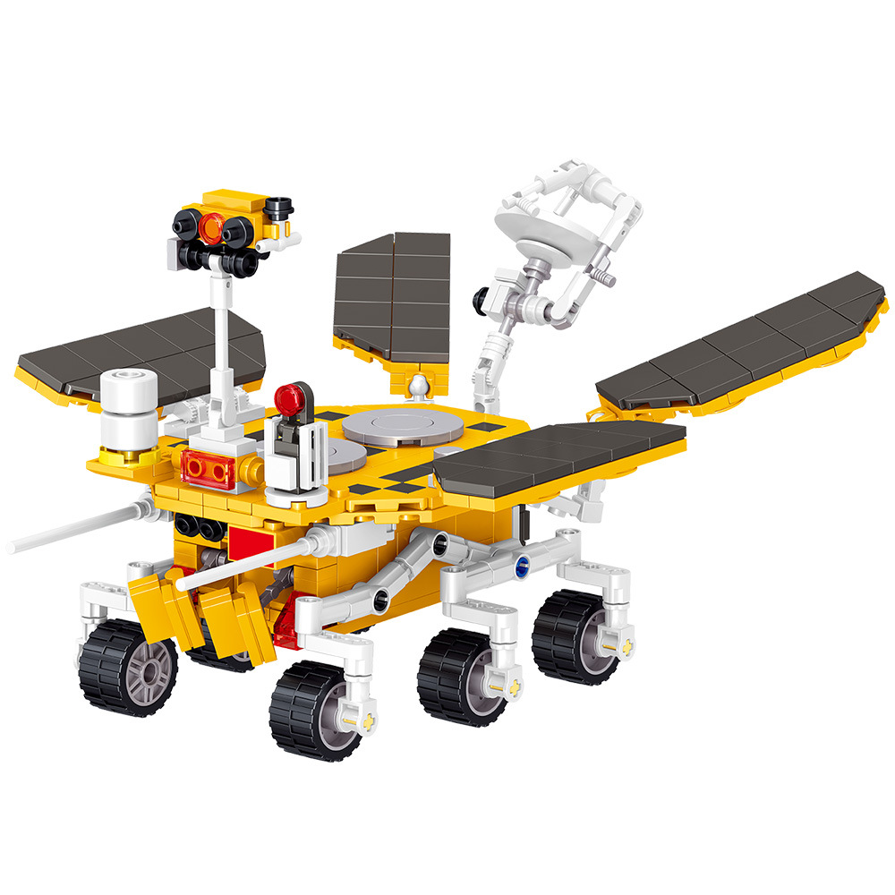 Zhegao Ql0283 Aerospace Yellow Zhurong Mars Rover (1) Zhegao Ql0283 Aerospace Yellow Zhurong Mars Rover (1)