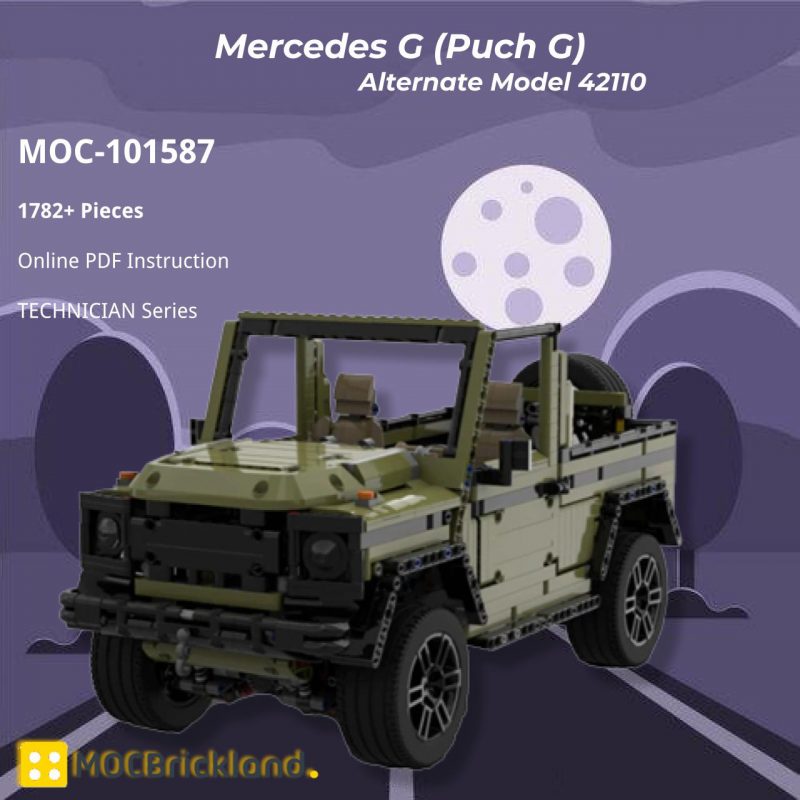 MOCBRICKLAND MOC-101587 Mercedes G (Puch G) Alternate Model 42110