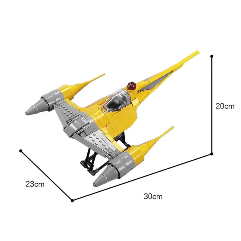 MOCBRICKLAND MOC-13997 N-1 Starfighter-Minifig Scale