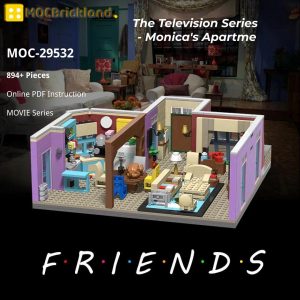 Mocbrickland Moc 29532 Friends The Television Series Monica's Apartme (5)