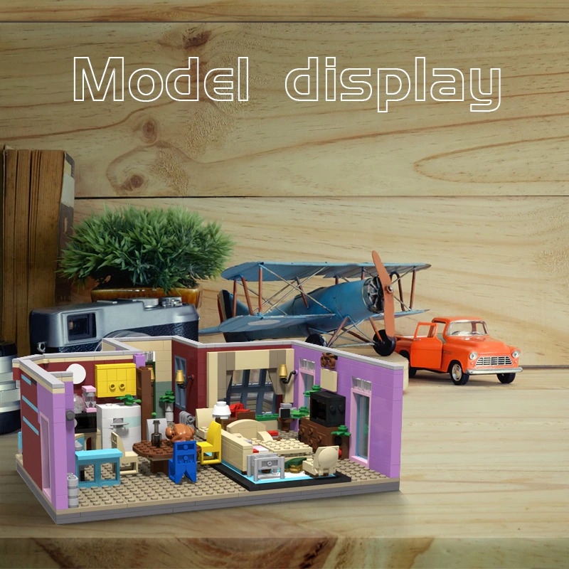 MOCBRICKLAND MOC-29532 Friends - The Television Series - Monica's Apartme