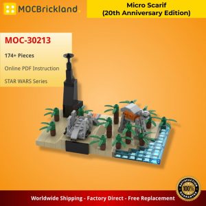 Mocbrickland Moc 30213 Micro Scarif (20th Anniversary Edition) (2)