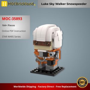 Mocbrickland Moc 35893 Luke Sky Walker Snowspeeder (2)