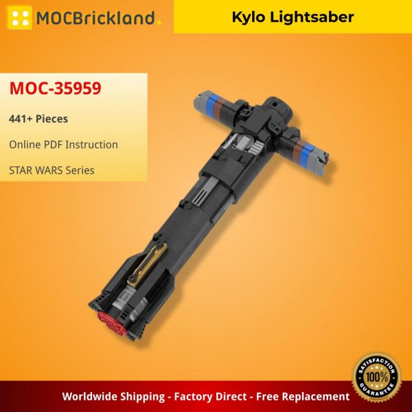 Mocbrickland Moc 35959 Kylo Lightsaber (2)