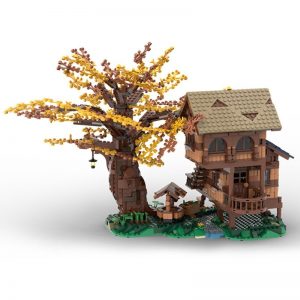 Mocbrickland Moc 40180 Lonely Hut (2)