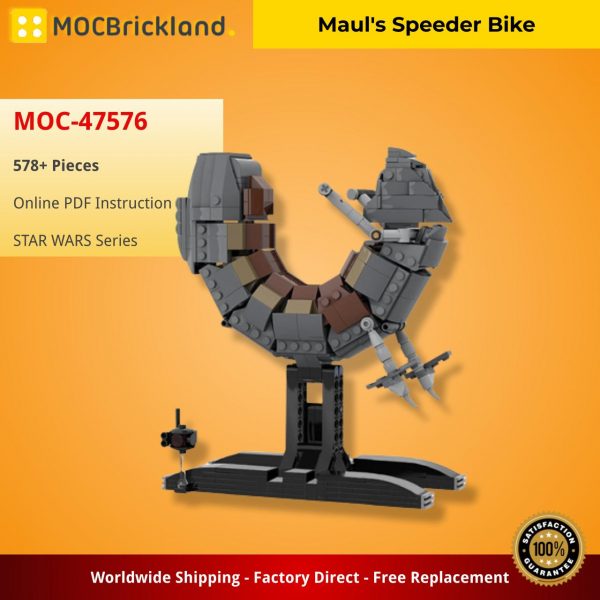 Mocbrickland Moc 47576 Maul's Speeder Bike (4)
