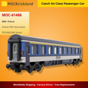 Mocbrickland Moc 61486 Czech 1st Class Passenger Car (2)