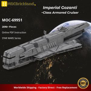 Mocbrickland Moc 69951 Imperial Gozanti Class Armored Cruiser (4)