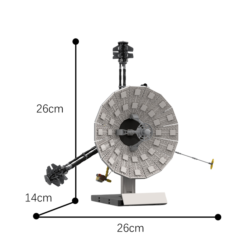 MOCBRICKLAND MOC-71153 Pioneer 10 - 11 Scale 1:12