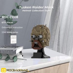 Mocbrickland Moc 73338 Tusken Raider Mask Helmet Collection Style (5)