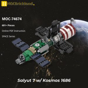 Mocbrickland Moc 74674 Salyut 7 W Kosmos 1686 (5)