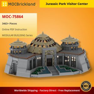 Mocbrickland Moc 75864 Jurassic Park Visitor Center