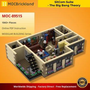 Mocbrickland Moc 89515 Sitcom Suite The Big Bang Theory (2)