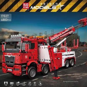 Mould King 17027 Red Fire Rescue Vehicle (1)