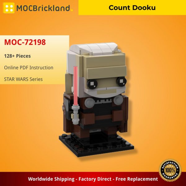 Mocbrickland Moc 72198 Count Dooku (2)
