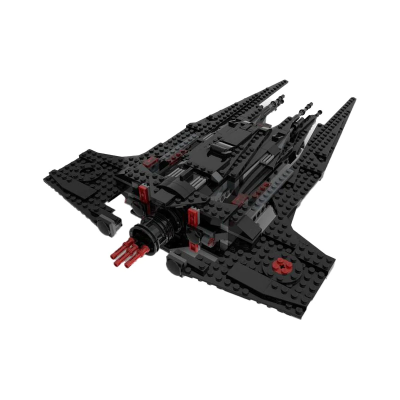 MOCBRICKLAND MOC-40680 Mandalorian Komrk Class Fighter - Knights Of Ren Edition