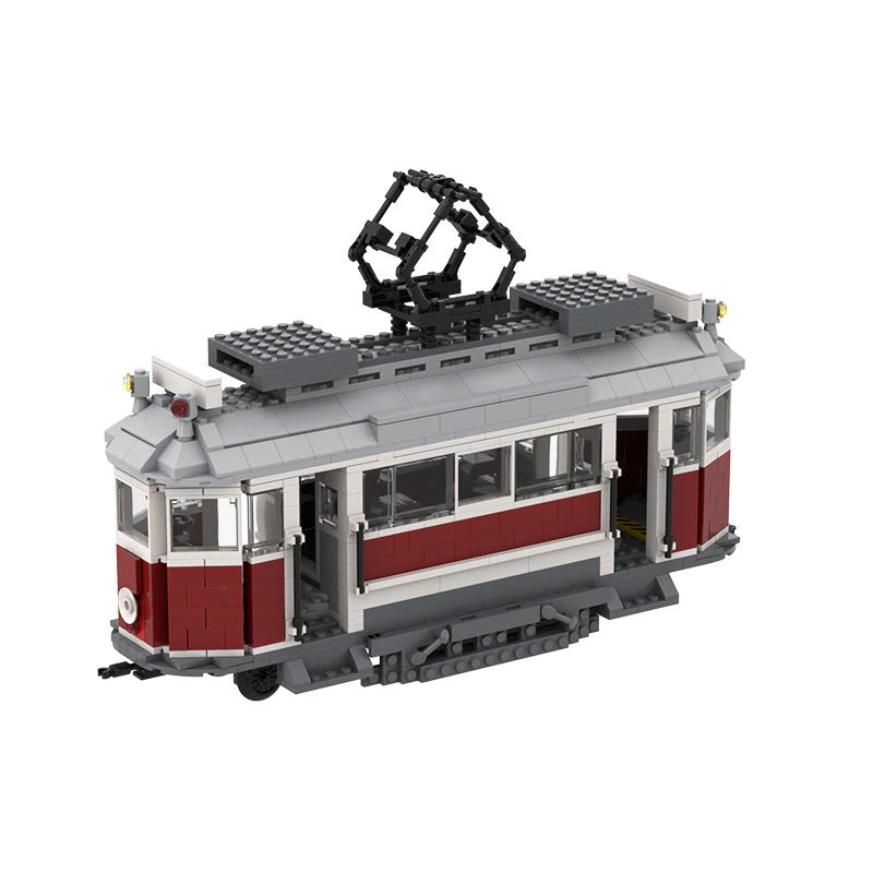 MOCBRICKLAND MOC C8050 City Tram MOCBRICKLAND MOC C8050 City Tram